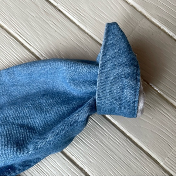 Vintage Baby Gap Denim-like Soft Jacket Baby Girl Size 2 - Picture 4 of 11